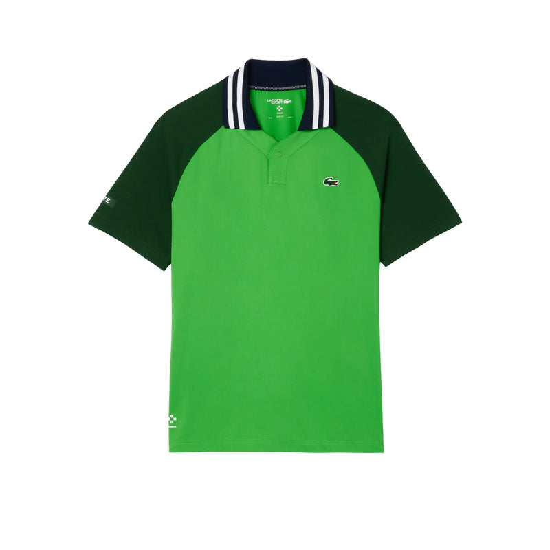 Polo Lacoste Daniil Medvedev Slim Fit Verde para Tenis