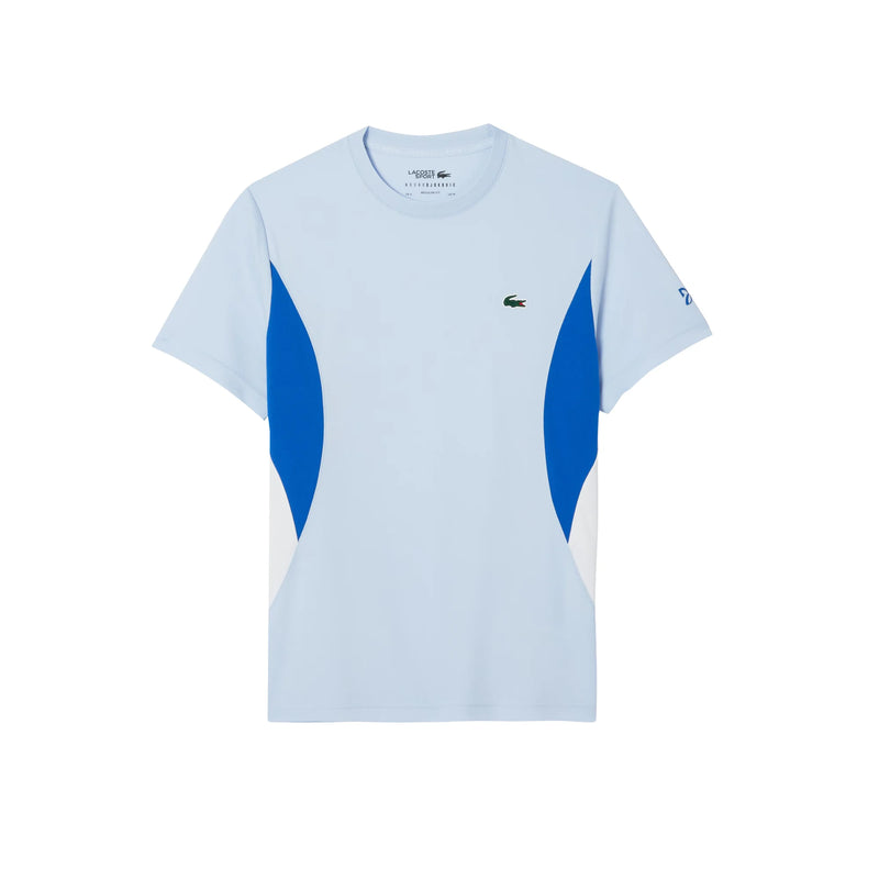 Playera Lacoste Novak Djokovic Azul Claro para Tenis
