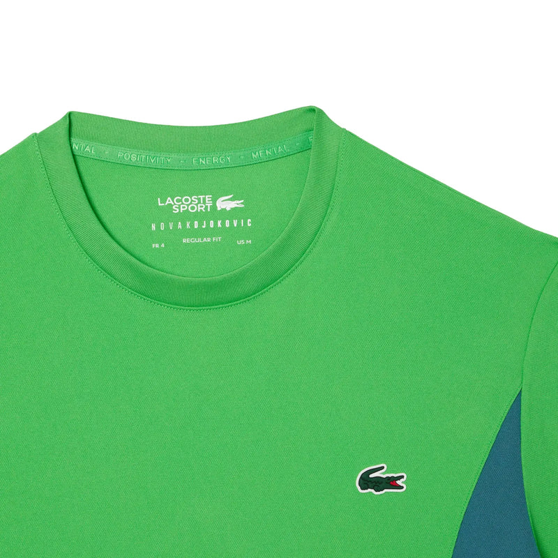 Playera Lacoste Novak Djokovic Verde para Tenis