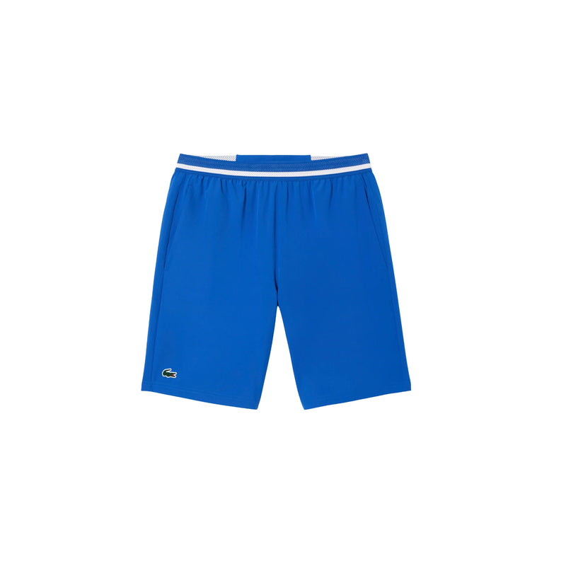 Short Lacoste Ultra Dry Azul x Novak Djokovic para Tenis Caballero