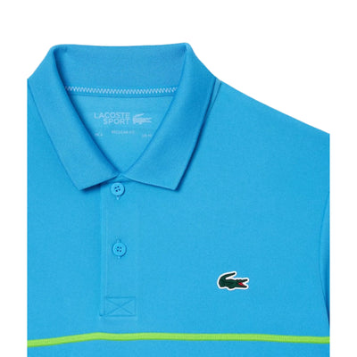 Polo Lacoste Piqué Ultra Dry Azul Claro para Tenis Caballero