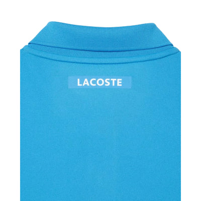 Polo Lacoste Piqué Ultra Dry Azul Claro para Tenis Caballero