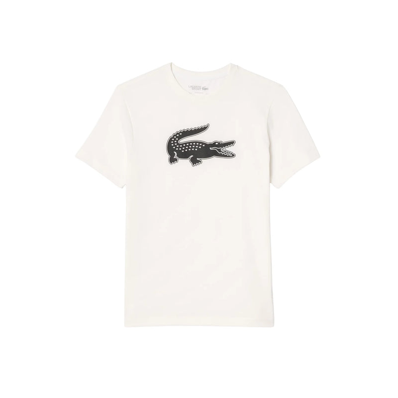Playera Lacoste Ultra Dry Blanco x Daniil Medvedev para Tenis Caballero
