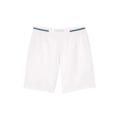Short Lacoste Ultra Dry Blanco x Novak Djokovic para Tenis Caballero