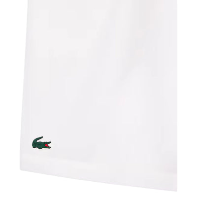 Short Lacoste Ultra Dry Blanco x Novak Djokovic para Tenis Caballero