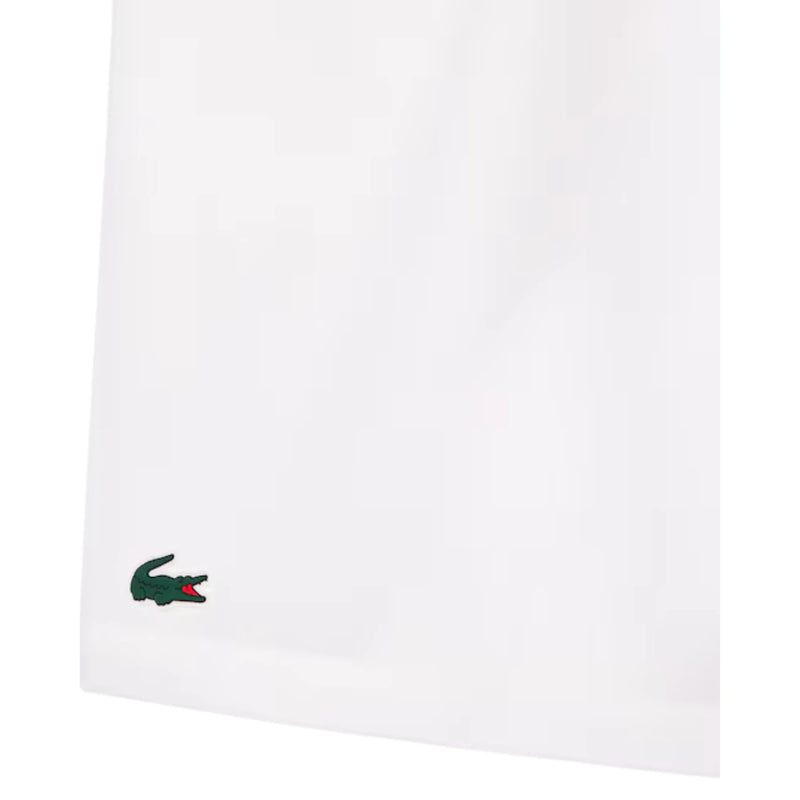 Short Lacoste Ultra Dry Blanco x Novak Djokovic para Tenis Caballero