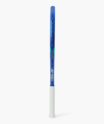 raqueta de grafito yonex ezone 100 azul con mango blanco
