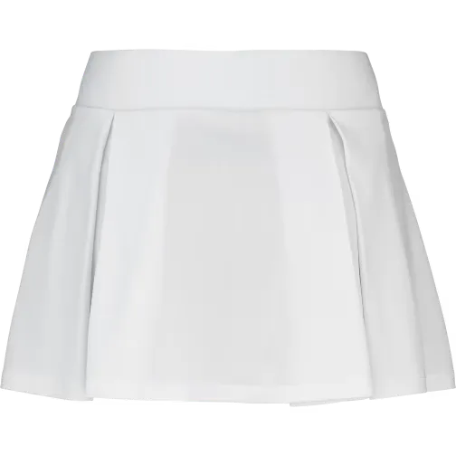 falda babolat pádel mujer blanca con tejido técnico y short incorporado