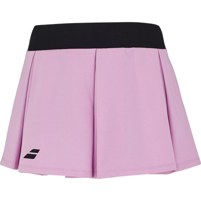 falda padel mujer babolat color negro con pretina elástica