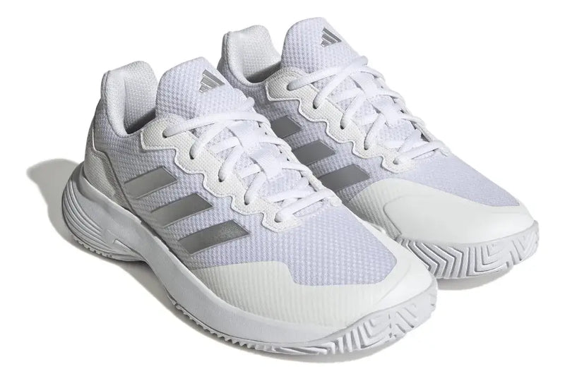 tenis para mujer adidas gamecourt 2 w con cordones y cuello acolchado