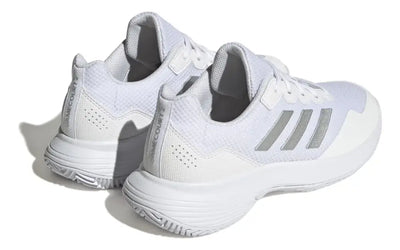 adidas gamecourt 2 w tenis para mujer color ftwr white silver met