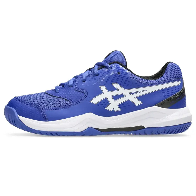 calzado asics dedicate 8 hombre dark cobalt tecnología gel en la suela