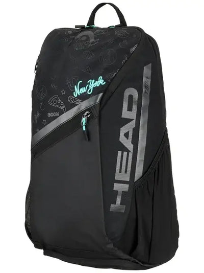 mochila head tour backpack 25l neon reflectante ideal para cancha de tenis