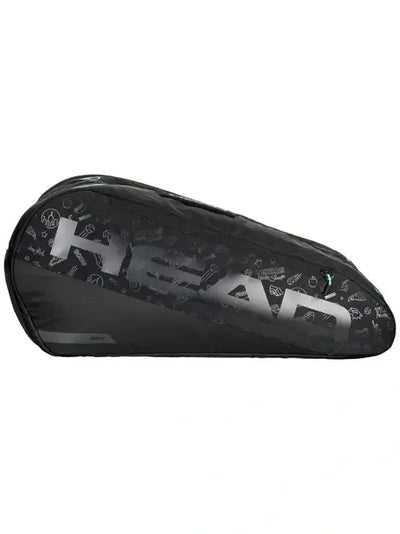 bolsa de tenis head tour l neon ideal jugadores competición hasta 9 raquetas