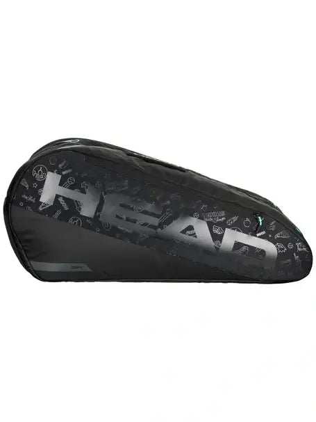 bolsa de tenis head tour l neon ideal jugadores competición hasta 9 raquetas