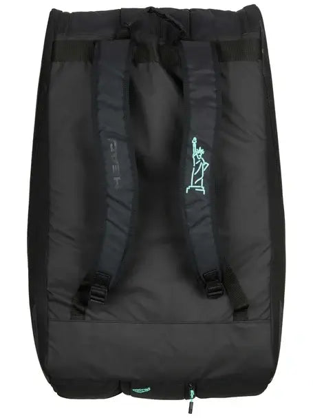 raquetero head tour xl neon edición limitada con estampado de rascacielos y estatua