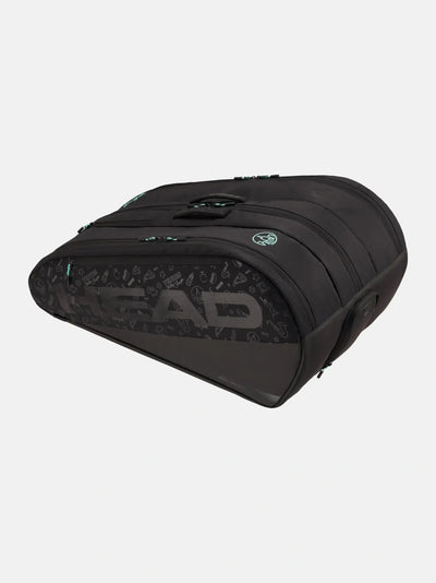 raquetero head tour xl neon con bolsillo interior con cremallera para objetos