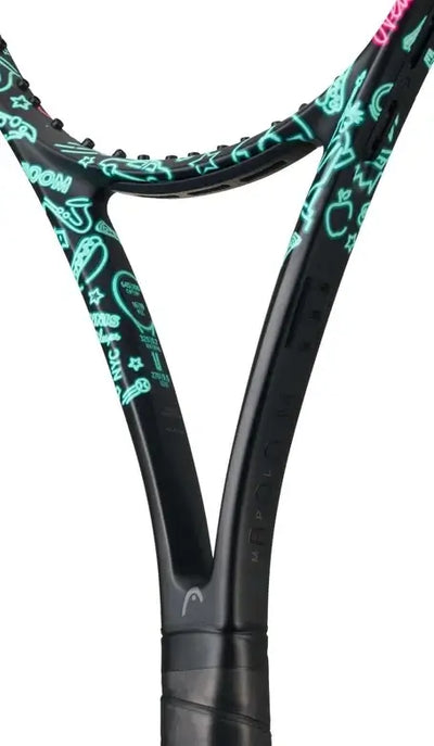 raqueta tenis head boom mp l neon edición especial limitada