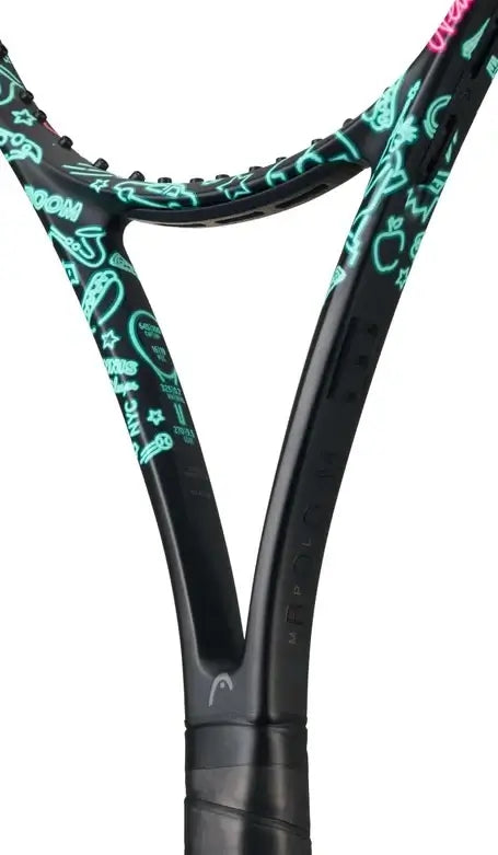 raqueta tenis head boom mp l neon edición especial limitada