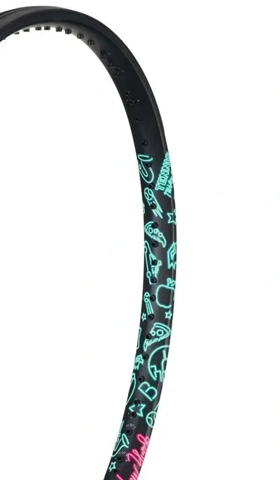 head boom mp l neon raqueta con gran punto dulce y estabilidad