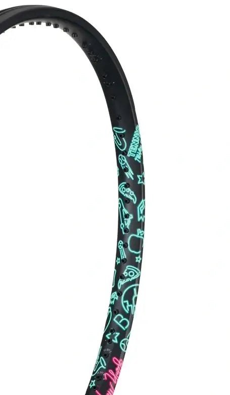 head boom mp l neon raqueta con gran punto dulce y estabilidad
