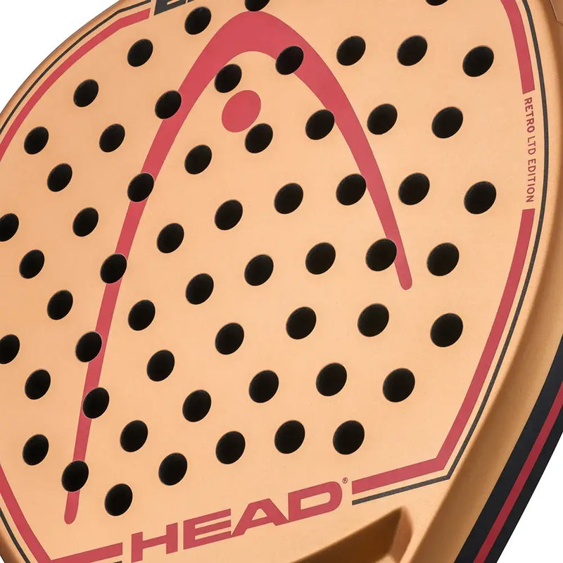 pala padel head elite retro formato lágrima con funda a juego