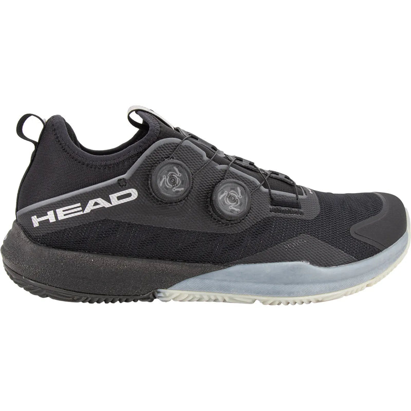 zapatillas head motion pro boa negras con sistema de ajuste rápido para pádel avanzado