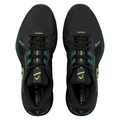 tenis para hombre head sprint pro 3.5 clay negro con suela para arcilla