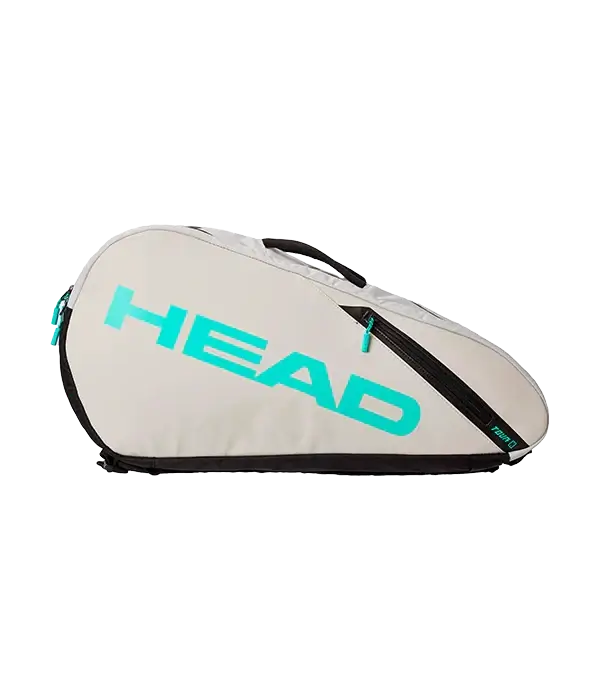 head tour padel bag l gris claro con capacidad para equipamiento completo