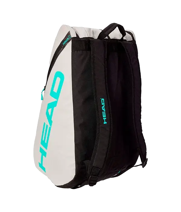 head tour padel bag l gris claro con cremallera segura y duradera