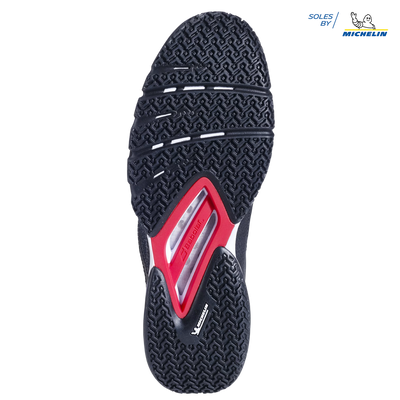 zapatillas padel babolat jet premura 2 confort y estabilidad negra roja