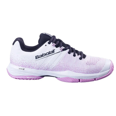 babolat jet tere 2 zapatillas padel mujer azul xenón y blanco