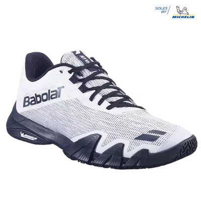 babolat jet viva zapatillas deportivas negras blancas para padel hombre