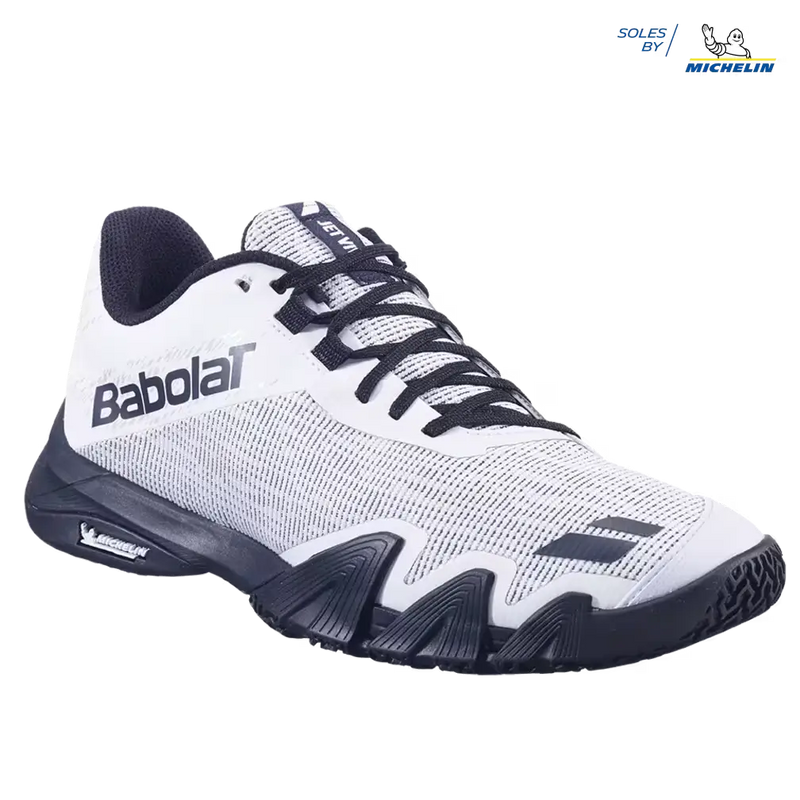 babolat jet viva zapatillas deportivas negras blancas para padel hombre