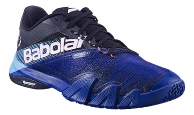 zapatillas babolat jet premura 2 hombre azul suela con diseño dividido