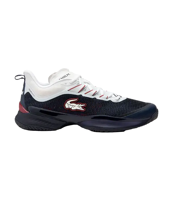 tenis lacoste ag-lt23 ultra mc hombre azul marino blanco para tenis profesional