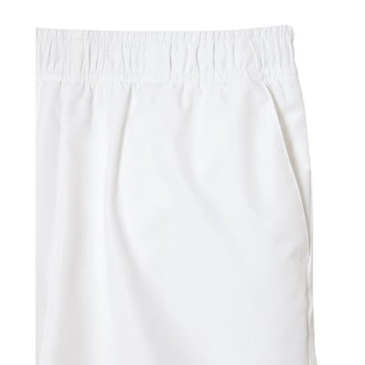 short tenis lacoste hombre color blanco con tejido transpirable