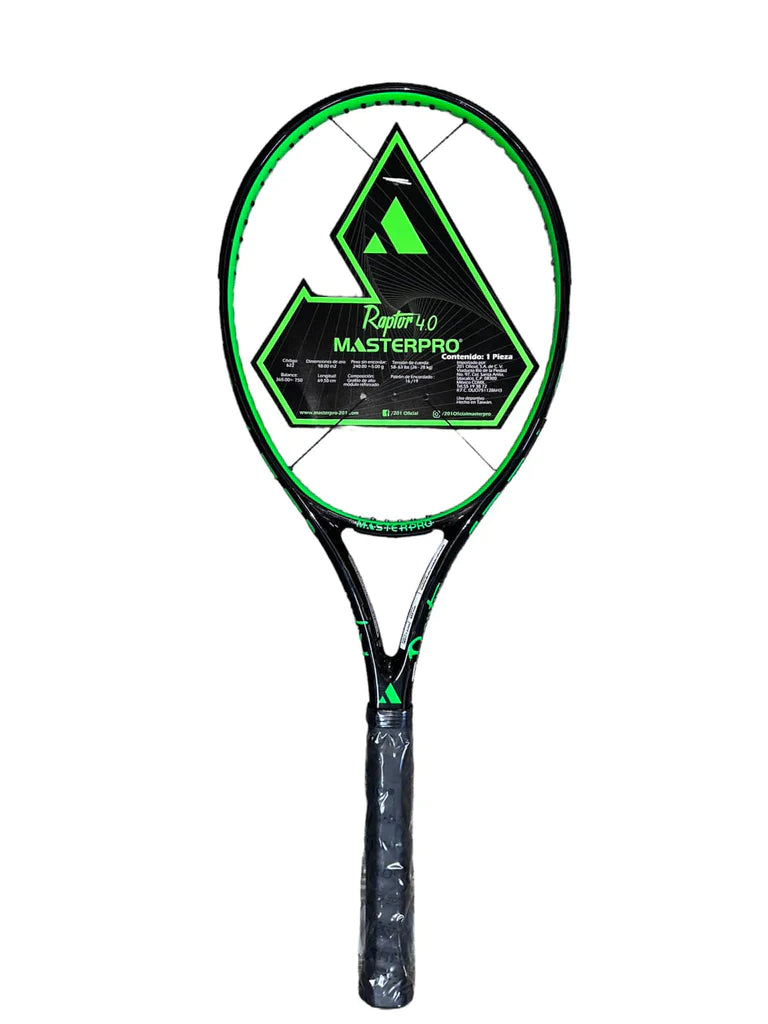 raqueta profesional master pro raptor 4.0 ideal para jugar frontenis