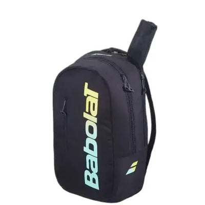 mochila deportiva negra babolat con compartimento para raqueta