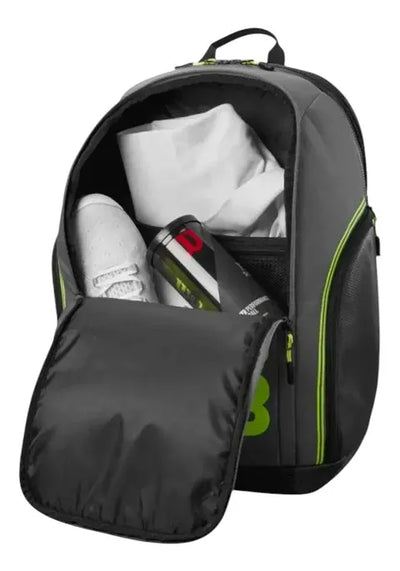 mochila deportiva wilson con tirantes ergonómicos acolchados