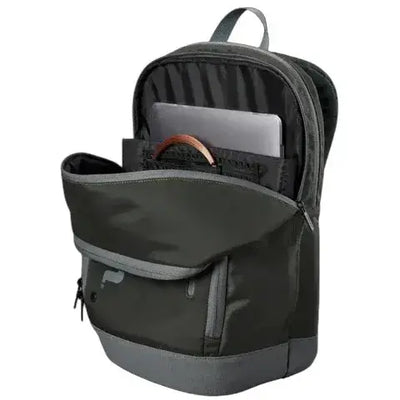 mochila wilson gris con tirantes ergonómicos y respaldo acolchado