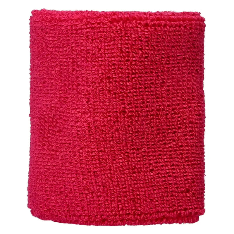 muñequera asics de felpa suave rosa para comodidad en juego
