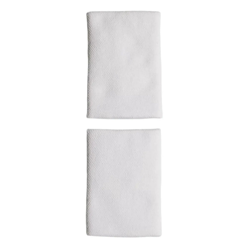 muñequera adidas color blanco modelo grande para pádel y tenis