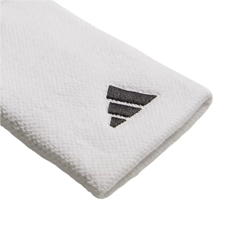 muñequera adidas grande blanca accesorio oficial de alto rendimiento
