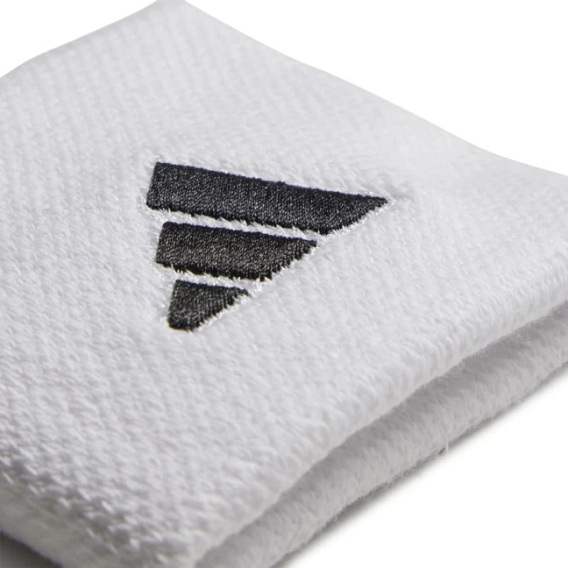 muñequeras adidas blancas pack 2 unidades accesorio esencial para tenis

