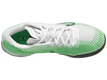 nike vapor 11 court diseño bajo blanco verde para velocidad en cancha