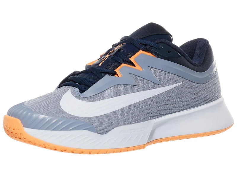 tenis nike vapor pro 3 mujer blanco plateado pista dura