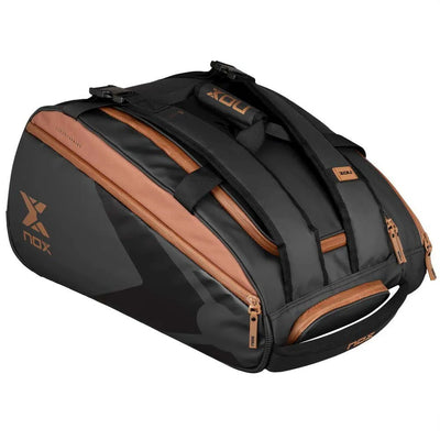bolsa pádel nox luxury open con espacio para accesorios y llaves