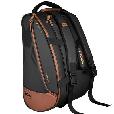 paletero negro marron nox luxury con asas acolchadas ergonómicas