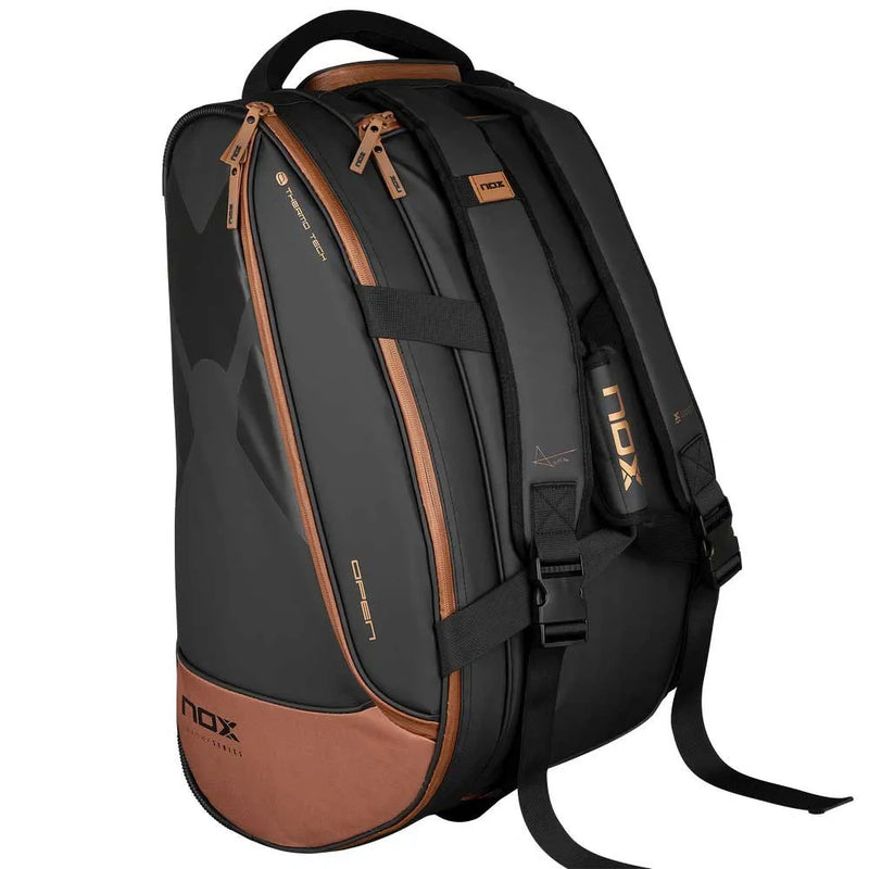 paletero negro marron nox luxury con asas acolchadas ergonómicas